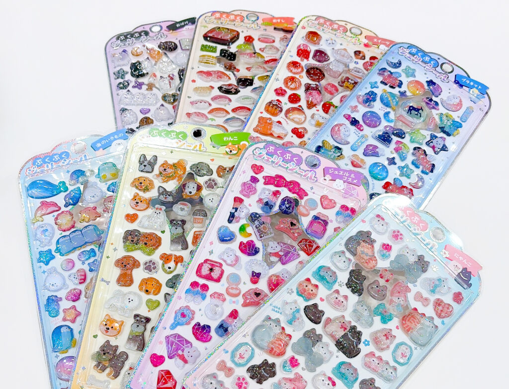 名古屋市を中心に活動するデザイン会社アンドエイトがイラストとデザインを手がけた、「ぷくぷくジェリーシール」のブログのサムネイルです。