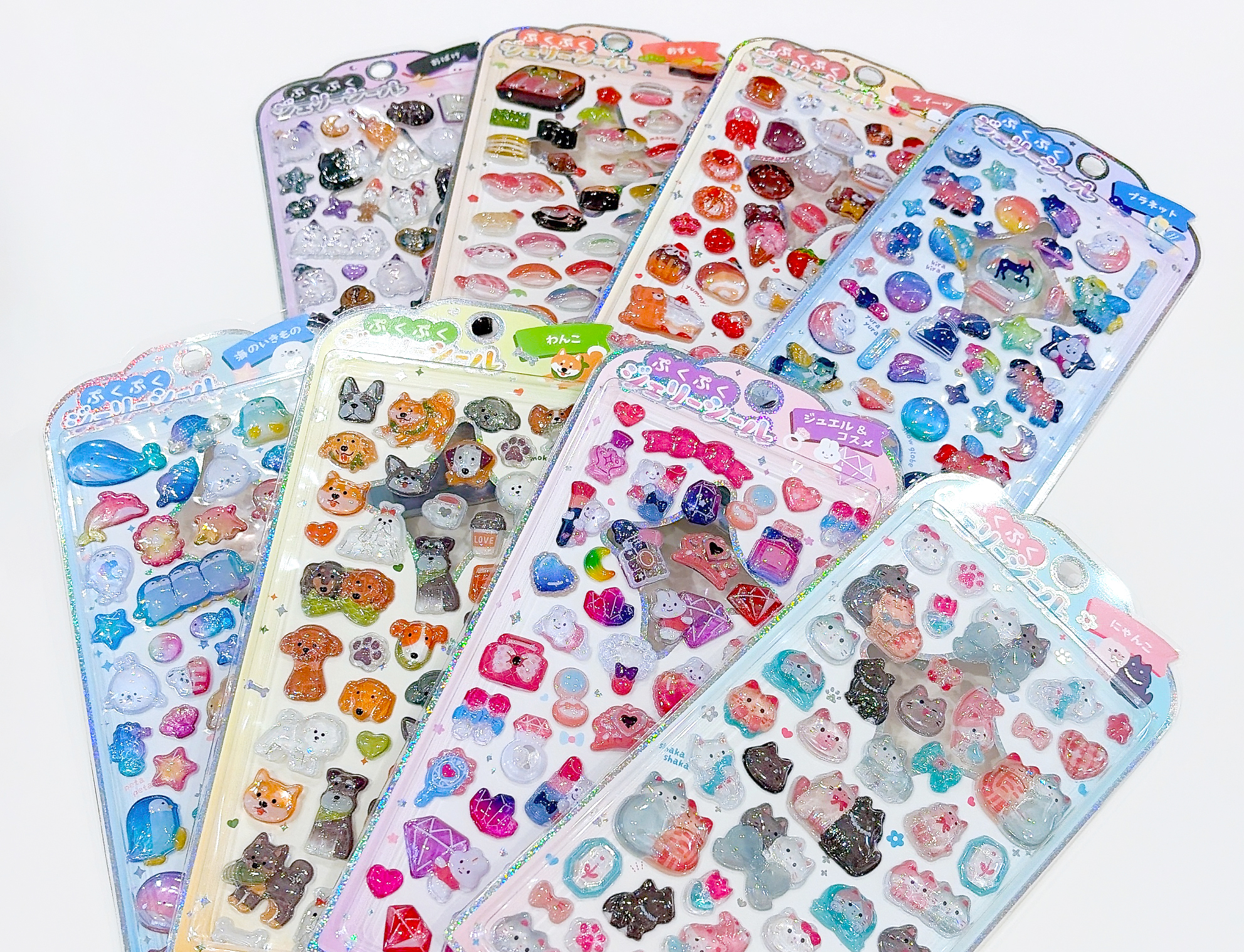 名古屋市を中心に活動するデザイン会社アンドエイトがイラストとデザインを手がけた、「ぷくぷくジェリーシール」のブログのサムネイルです。